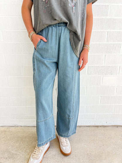Ivy Jane Pull On Barrel Pants