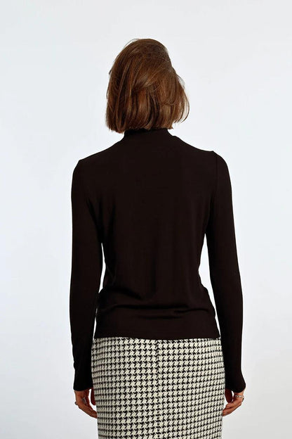Mock Layer Top- Black
