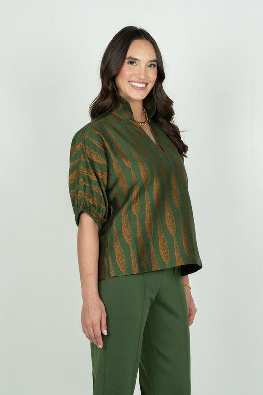 Emily MCCarthy Poppy Top-Tuscan