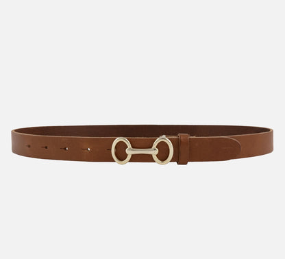 Carel Leather Belt-Camel