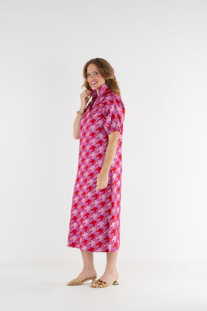 Emily McCarthy Poppy-Houndstooth