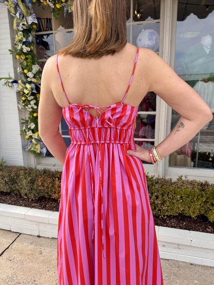 Summer Stripe Maxi Dress