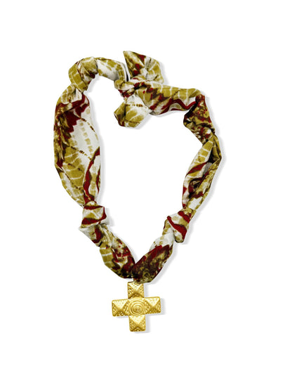 Kristalize Colors of Fall Scarf Necklace