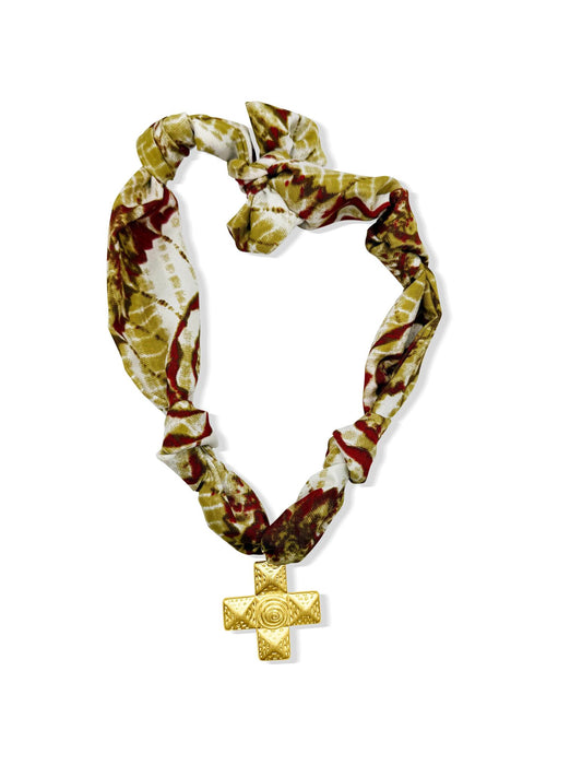 Kristalize Colors of Fall Scarf Necklace