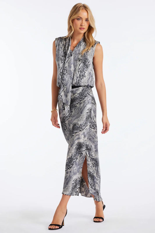 Bishop + Young Slip Skirt-Python