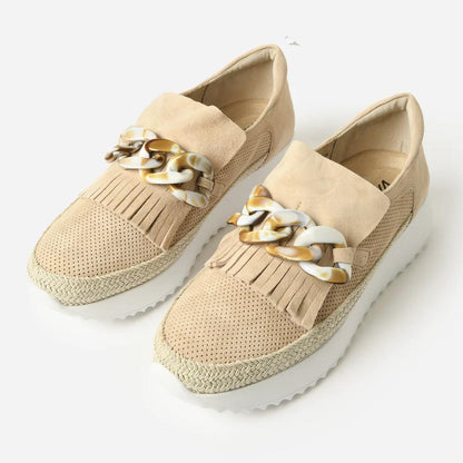 Vaneli Qerere Sneaker- Nude Suede