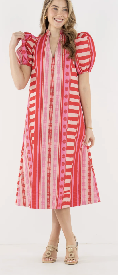 Emily McCarthy Hampton Dress-Peach Jubilee