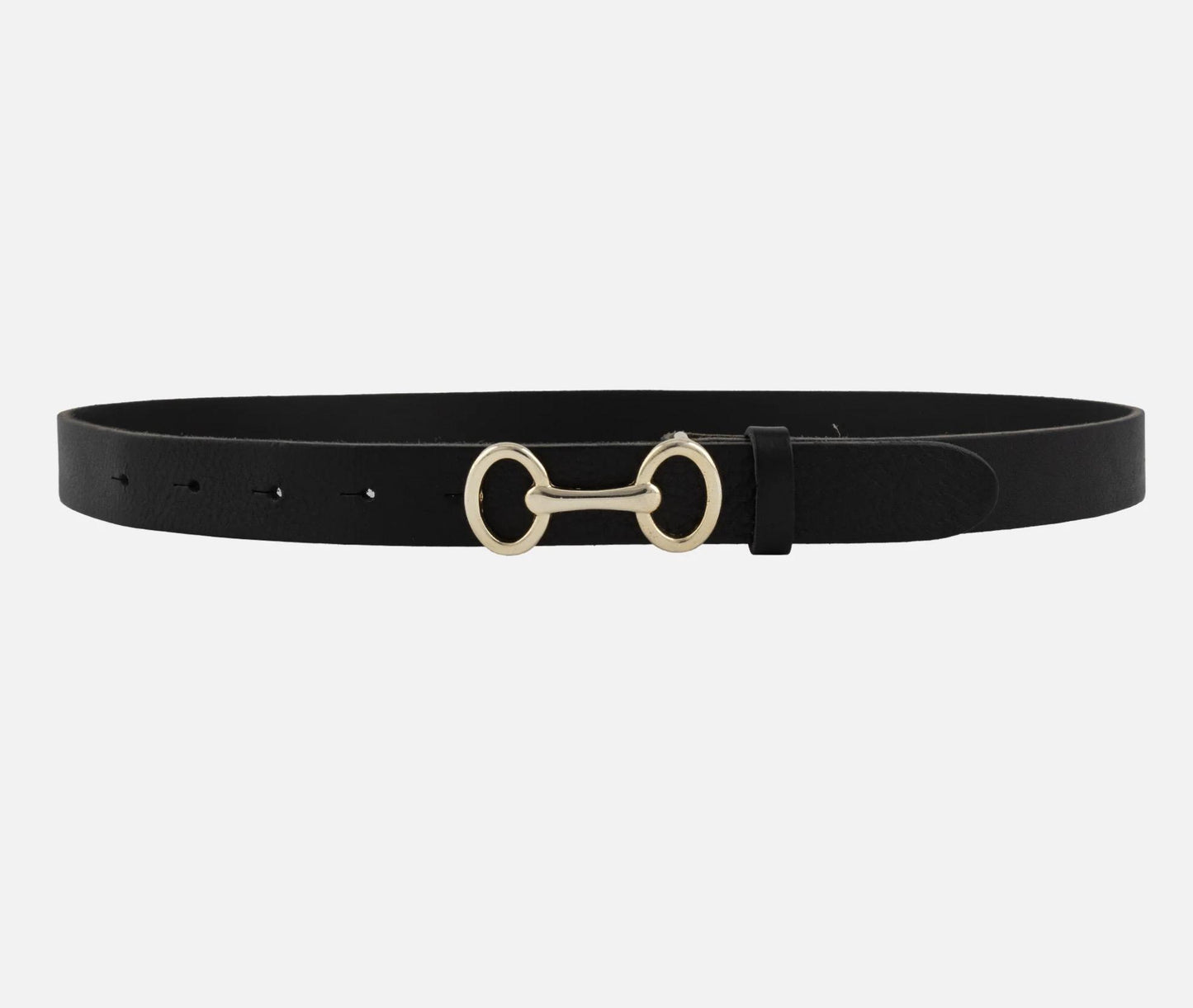 Carel Leather Belt- Black