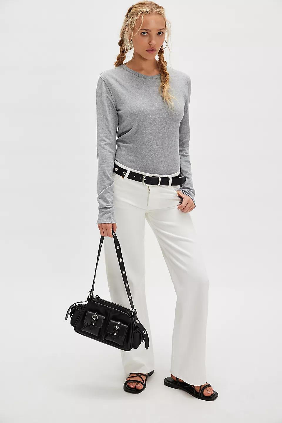 Free People Nova Tee L/S-Greyhound