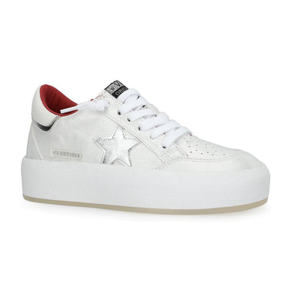 Ream 10 White/Silver/Red Sneakers