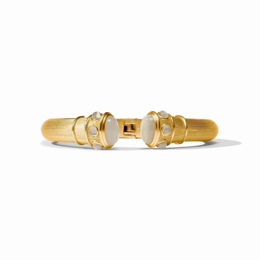 Cobblestone Demi Cuff-Ivory Cats Eye