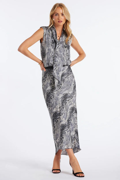 Bishop + Young Slip Skirt-Python