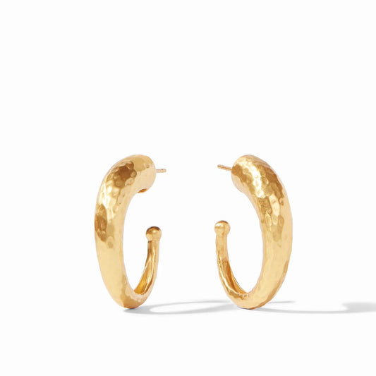 Hammered Hoop-Gold MD