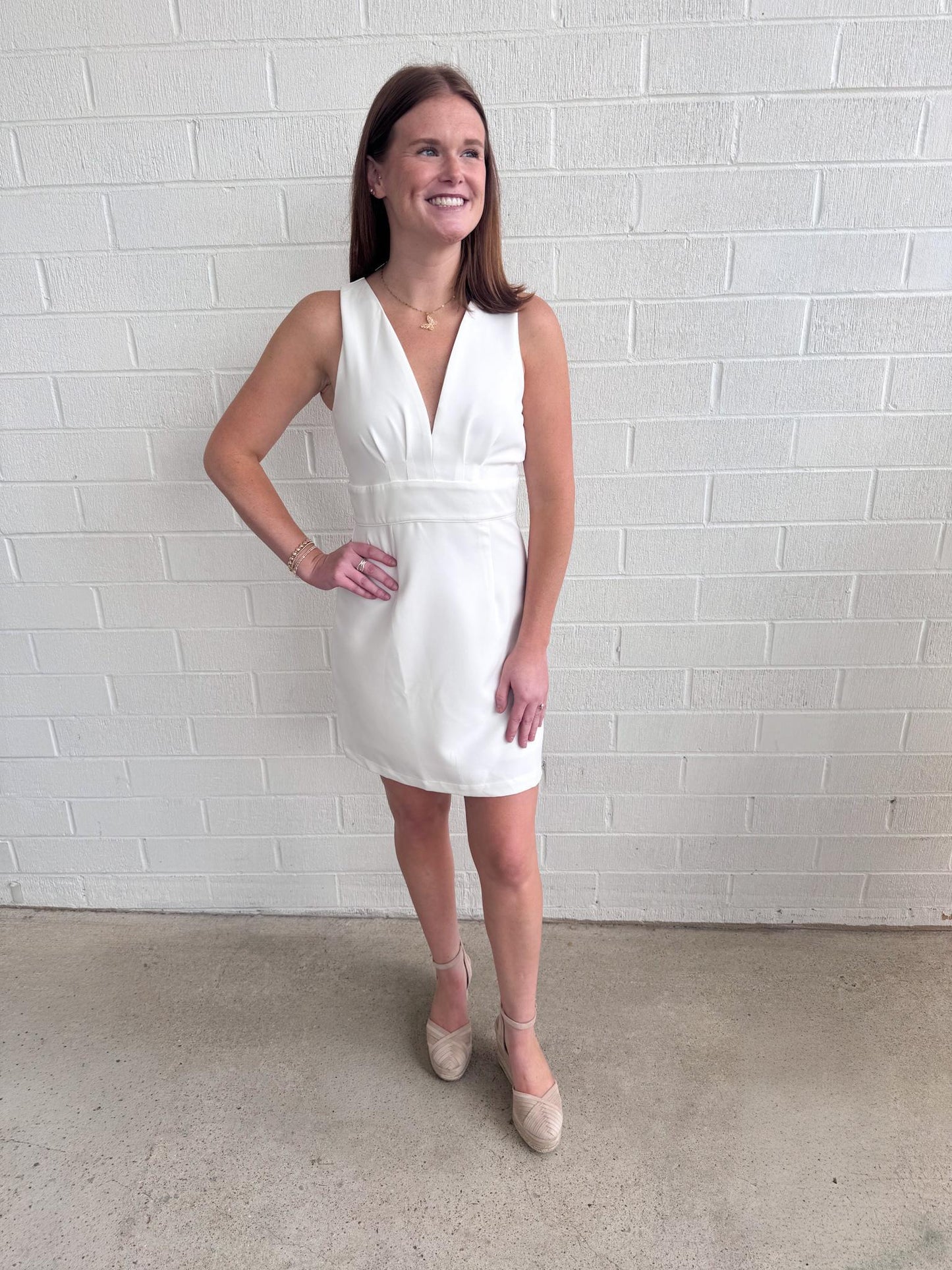 Bow Back Mini Dress