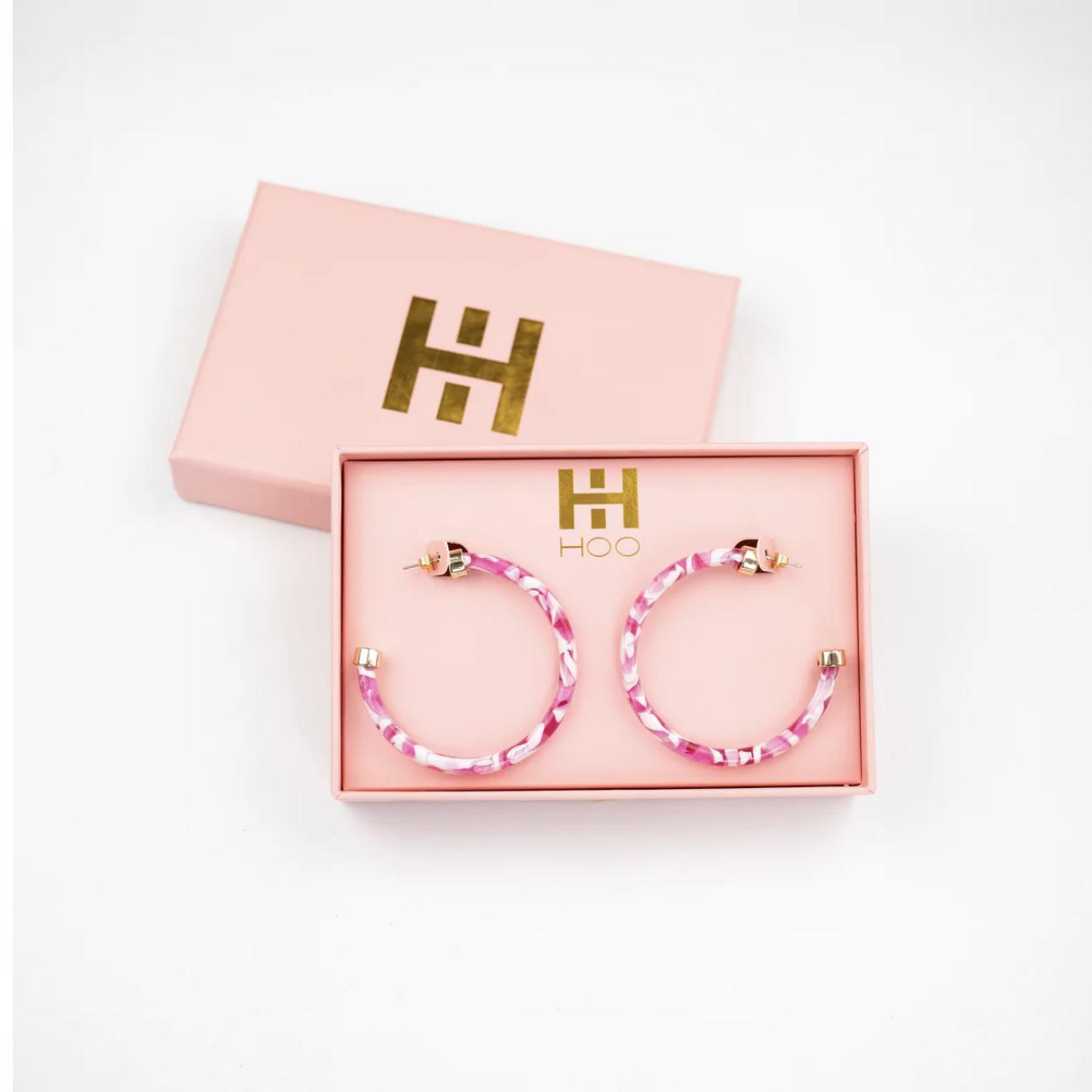 Hoo Hoops- Pink Confetti