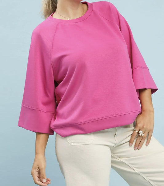 Dolman Sleeve Tee- Pink