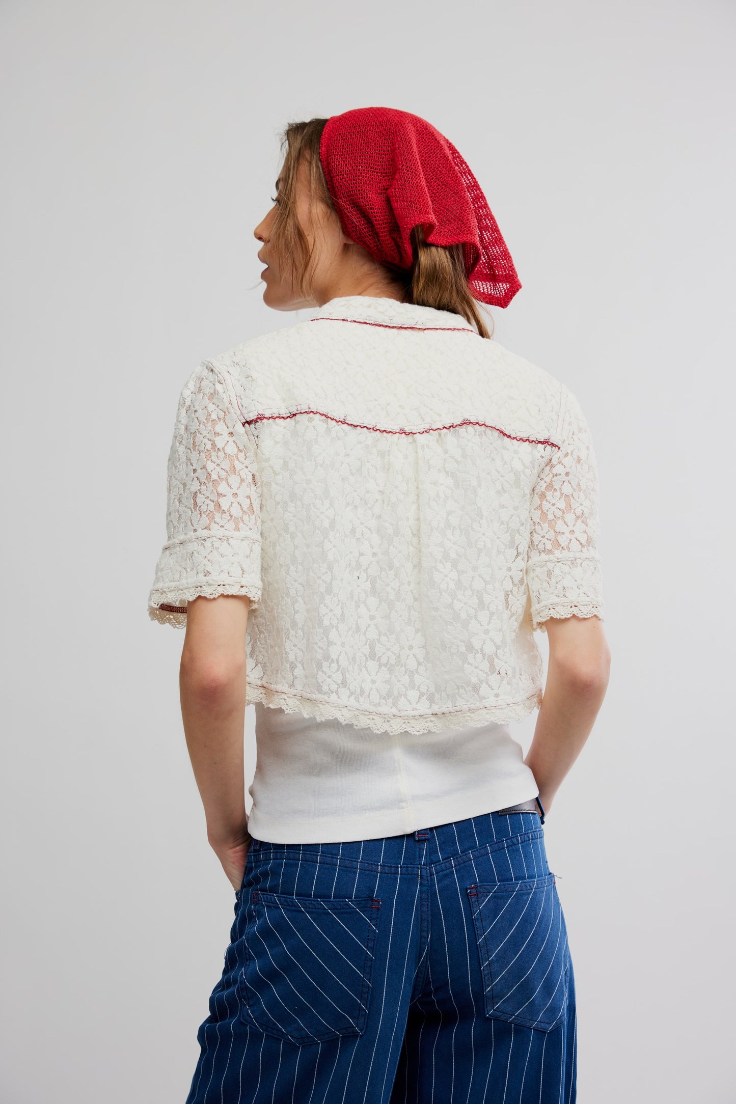 Free People Mannie Lace Buttondown