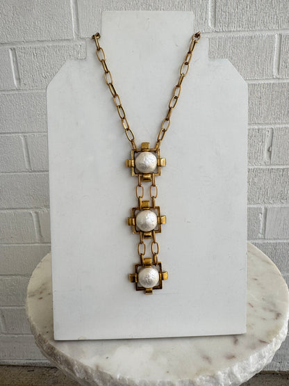 3 Pearl Lariat