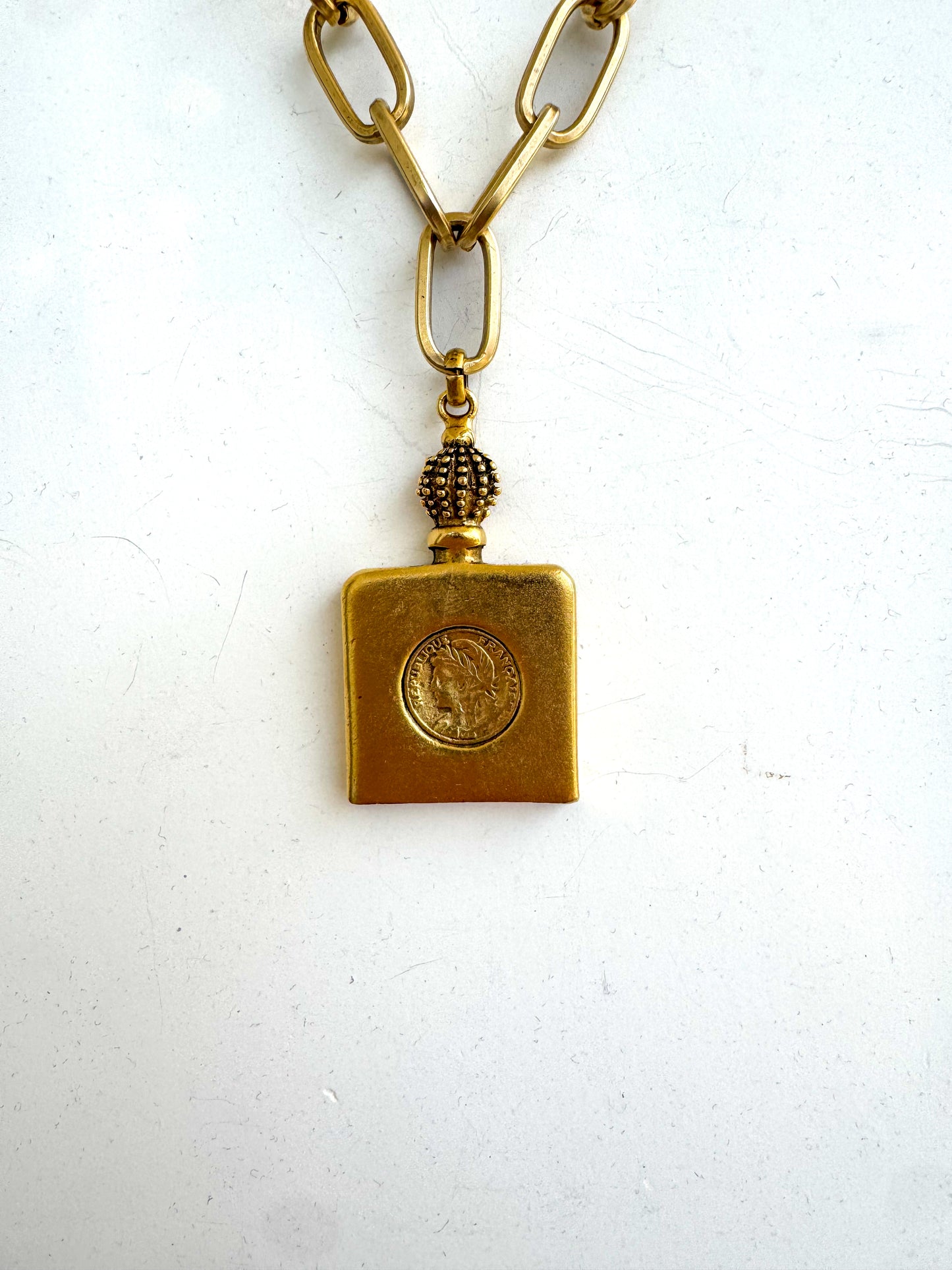 Yochi Square Coin Necklace