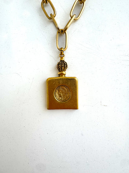 Yochi Square Coin Necklace