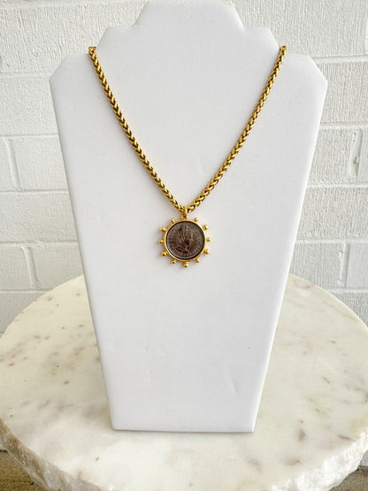 Coin Wheel Necklace