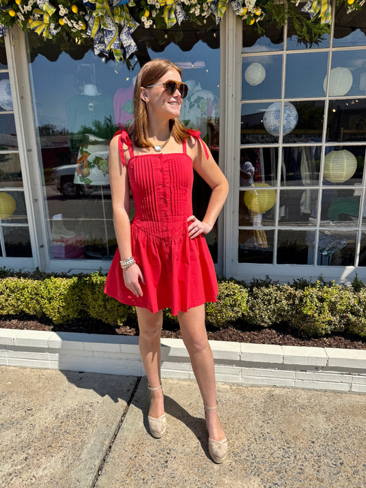 Canyon Tie Mini Dress