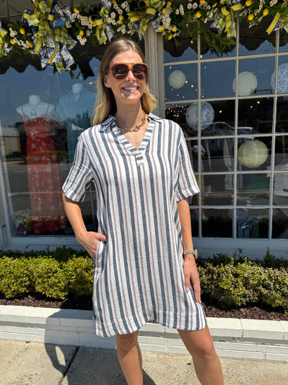Glory Striped Tunic Dress