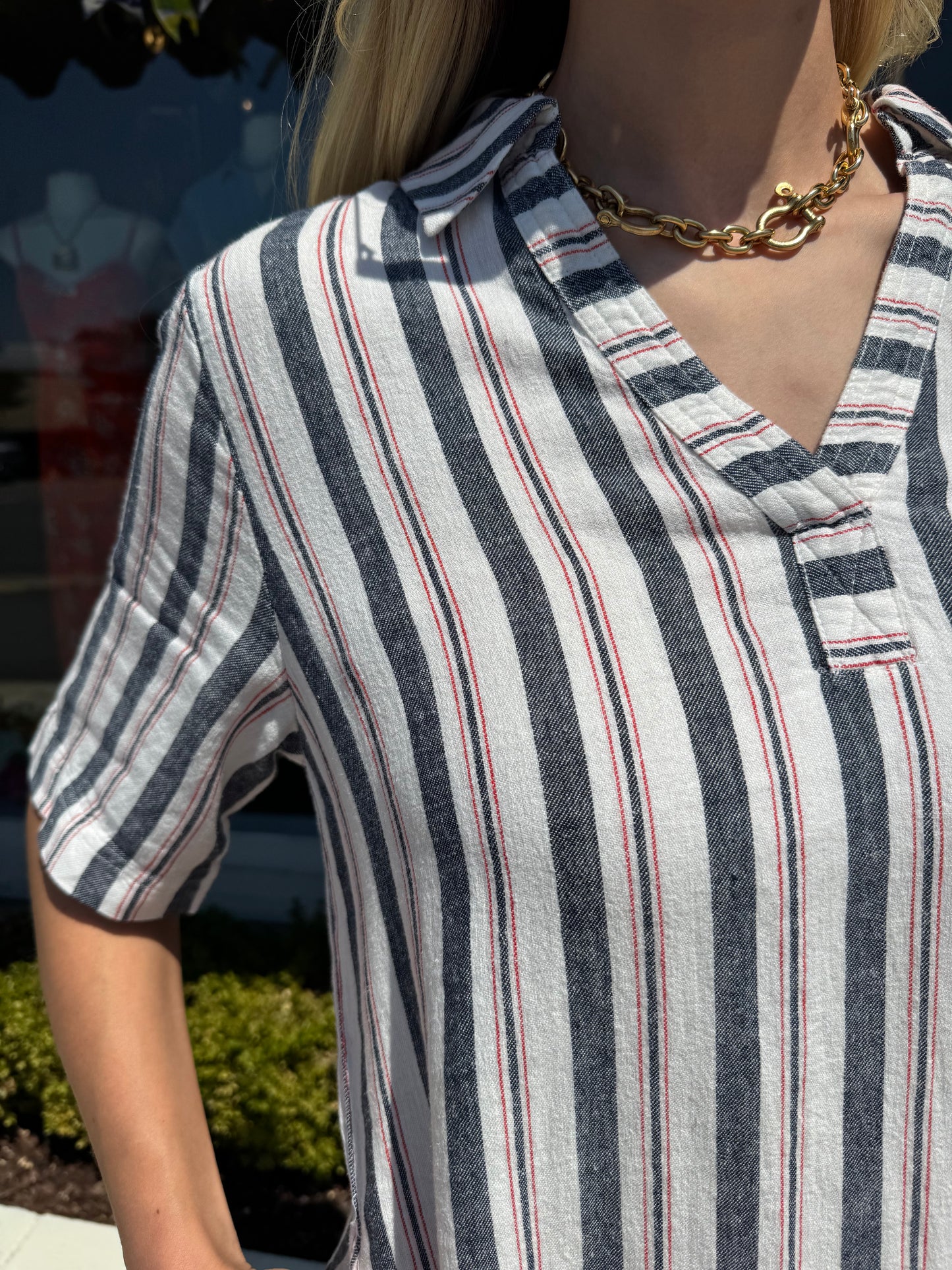 Glory Striped Tunic Dress
