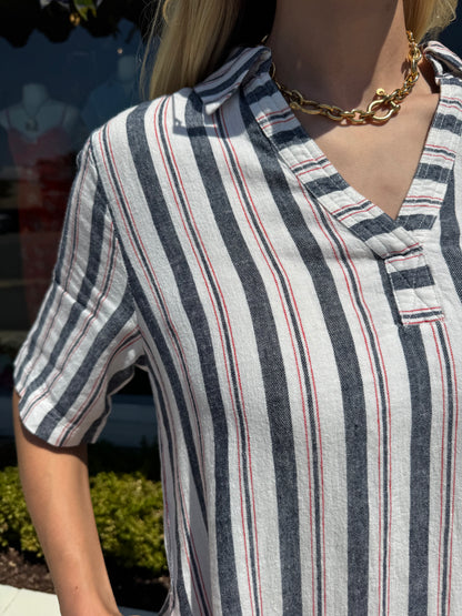 Glory Striped Tunic Dress