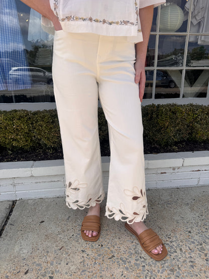 Audrey Wide Leg- Lace