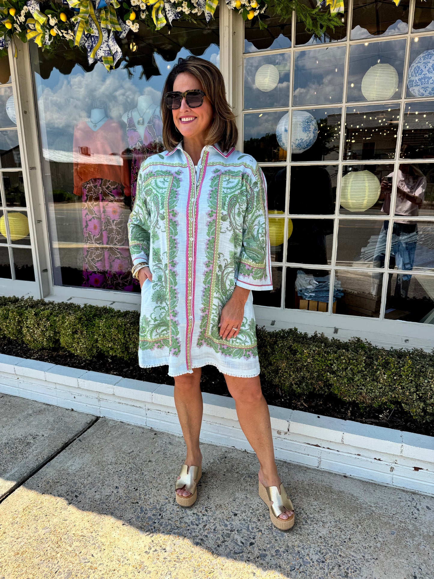 Ivy Jane Paisley Shift Dress