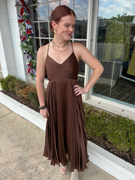 Tie Back Midi Dress