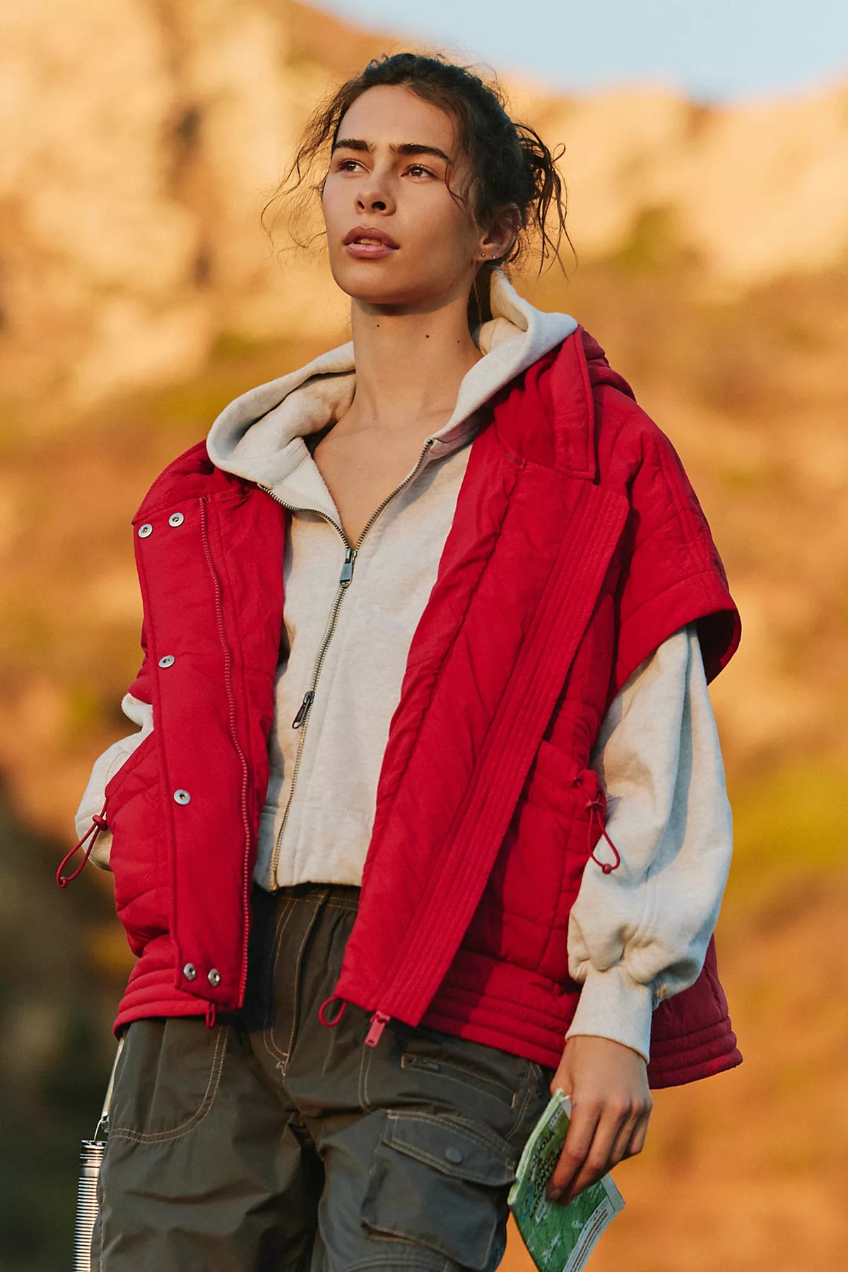 Happy Trails Poncho-Apple