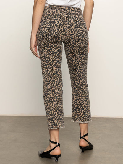 Cadence Straight Crop- French Kitty