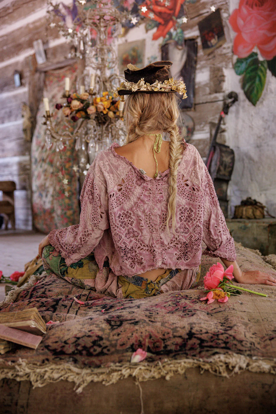 Magnolia Pearl Eyelet Adelise Top