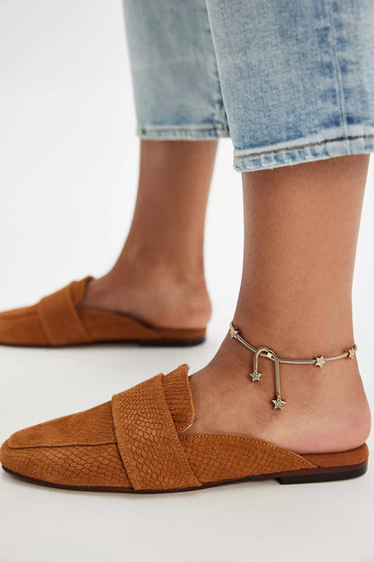 Free People At Ease Loafer- Tan Suede