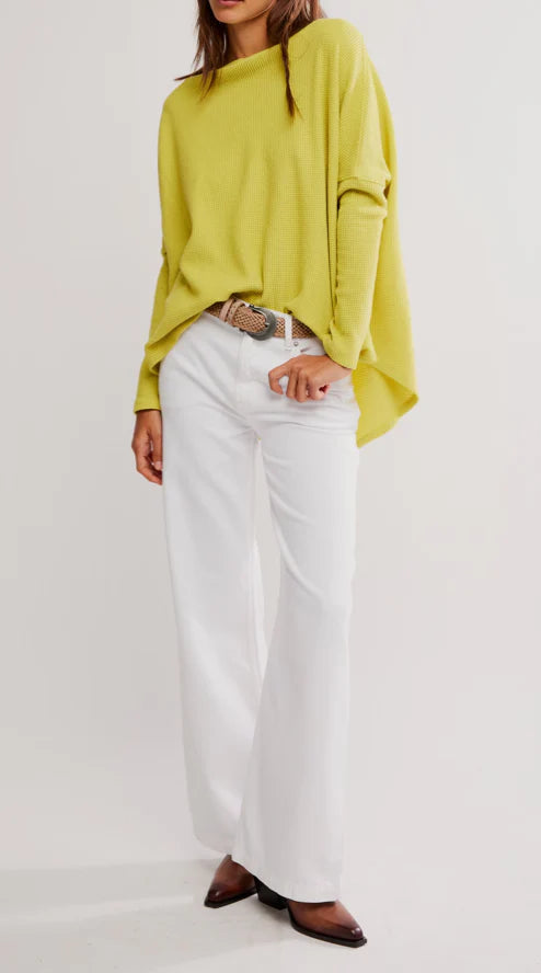 Free People Latte Blues Thermal- Acacia