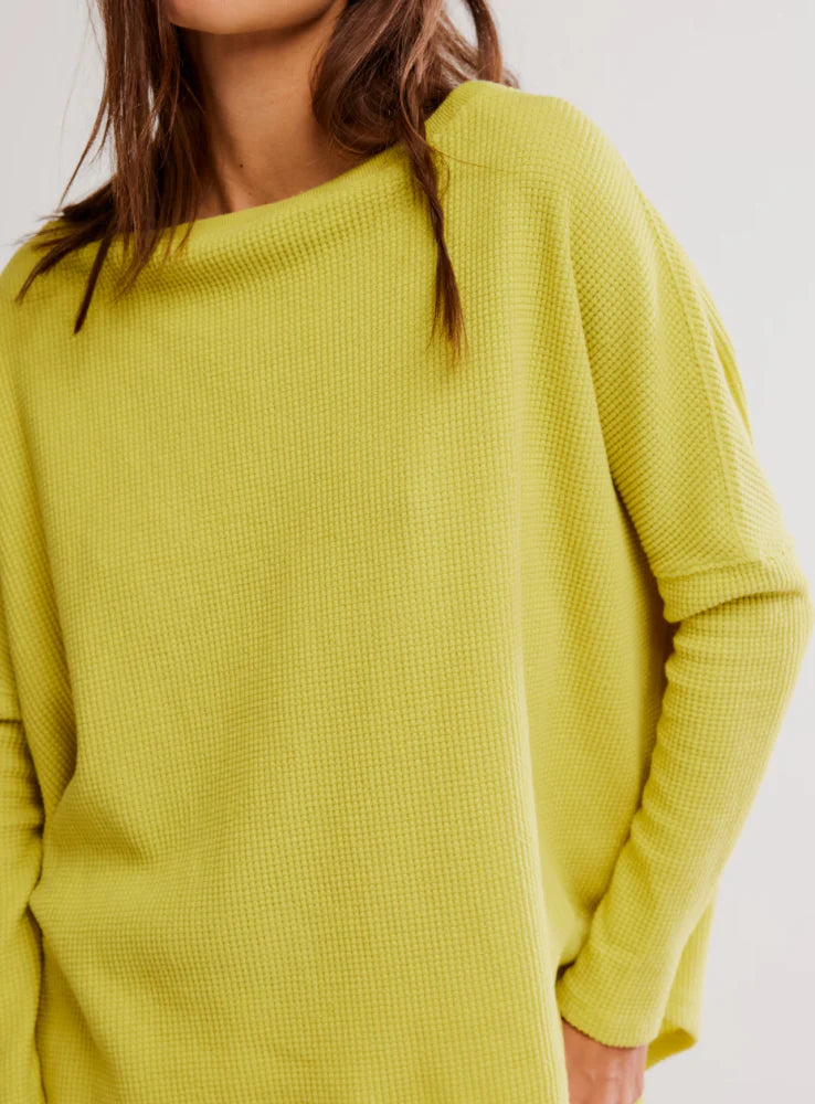 Free People Latte Blues Thermal- Acacia