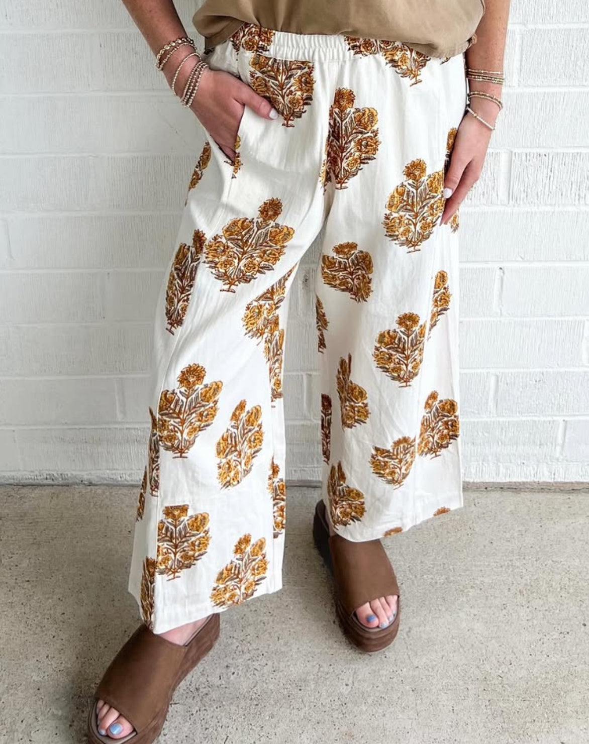 Ivy Jane Block Print Pant