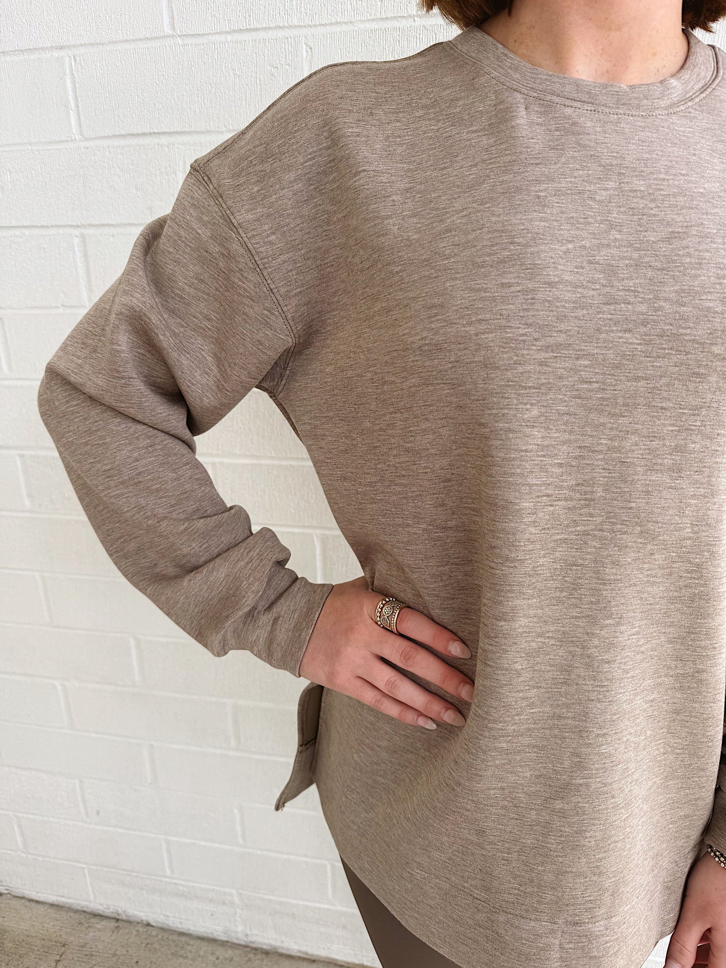 Spanx AirEssentials Brushed Crew-Burch