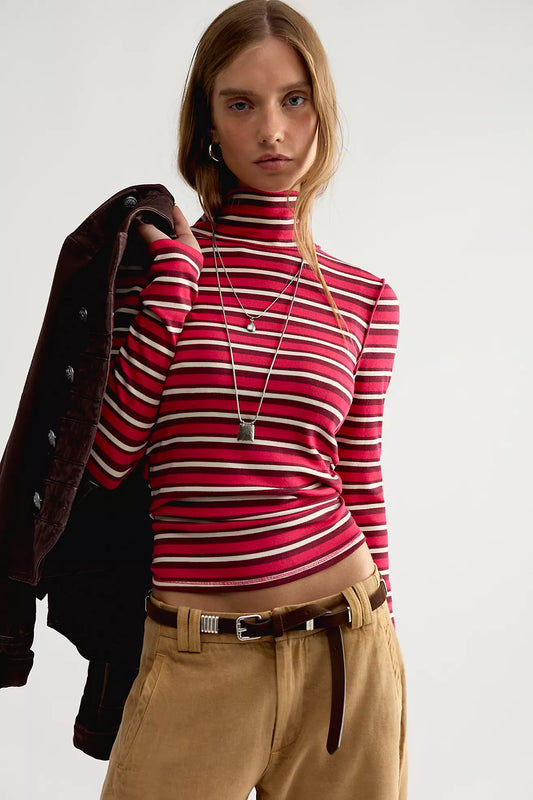 FP Good Turtle Stripe- Red Combo