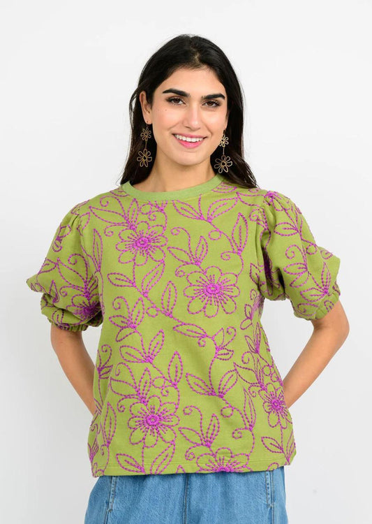 Ivy Jane Floral Vines Top