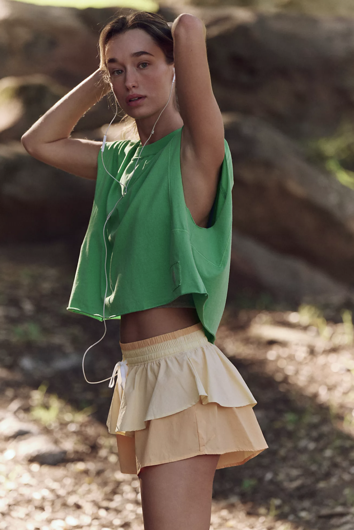 Free People Flex It Short- Light Papaya