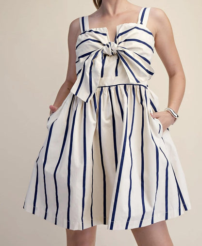 Stripe Fit and Flare