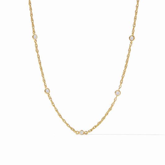 Celest Delicate Station Neck-Cubic Zirconia
