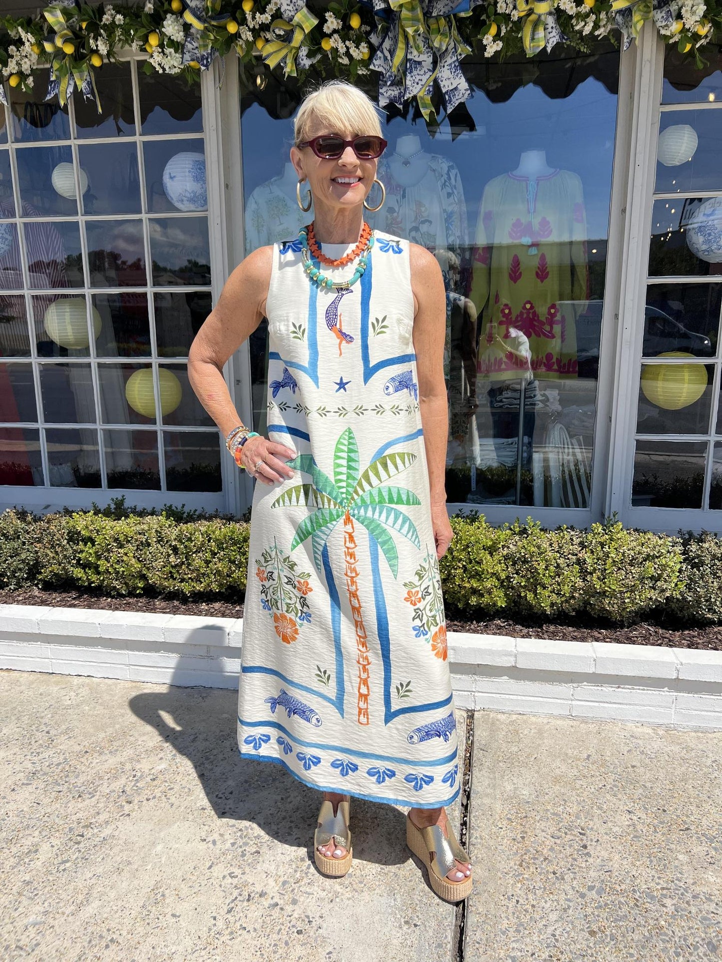 Compania Conversational Midi Dress