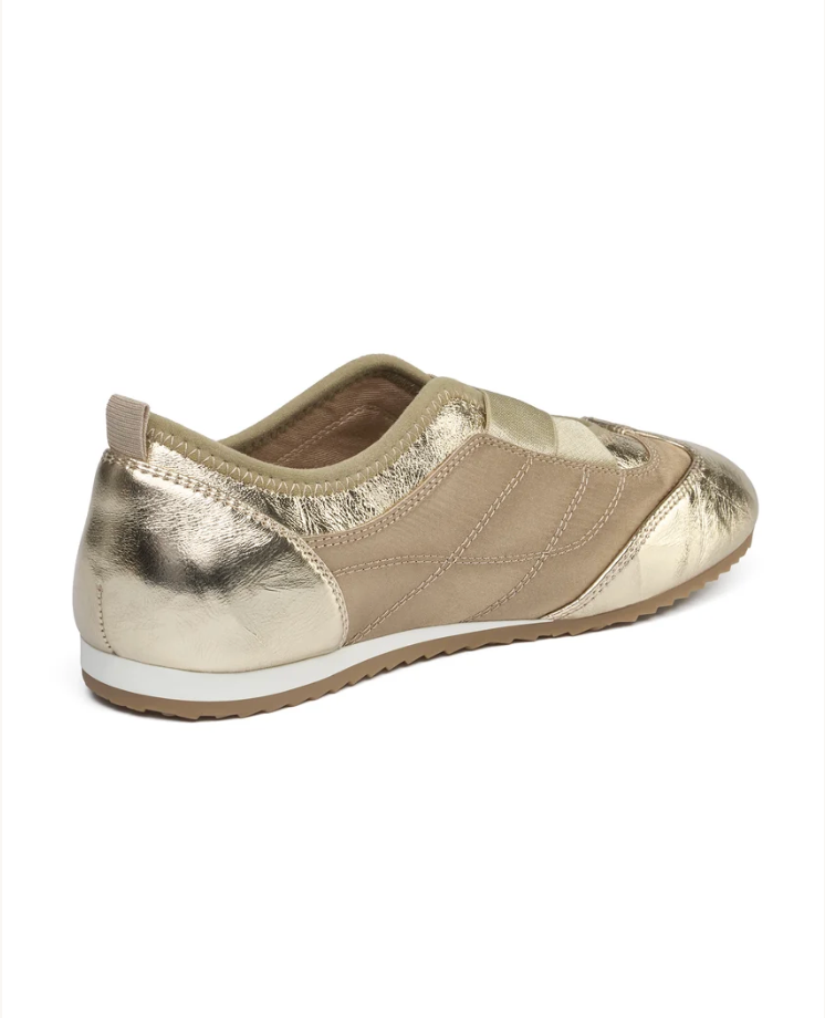 J Slides Phily Sneaker- Gold
