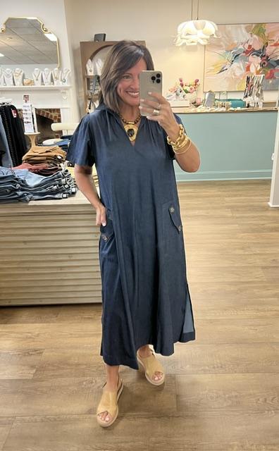 Holly Shae Gretchen Denim Dress