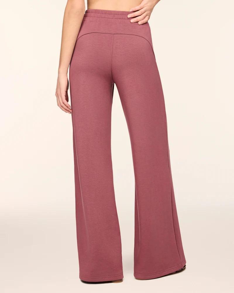 Spanx Wide Leg Pant- Rum Raisin