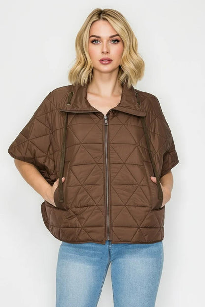 Jamel Puffer Jacket- Umber